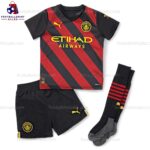 Manchester City Away Kids Football Shirt Sales De Bruyne 17 Printed