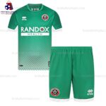 Sheffield United Goalkeeper Green Children Football Shirt Sales 2022/23