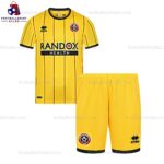 Sheffield United Goalkeeper Yellow Children Football Shirt Sales 2022/23