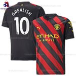 Manchester City Away Adult Football Shirt Sales Grealish 10 Printed