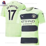 Manchester City Third Adult Football Shirt Sales De Bruyne 17 Printed