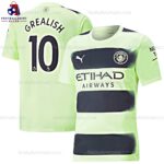 Manchester City Third Adult Football Shirt Sales Grealish 10 Printed