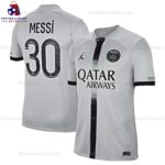 PSG Away Adult Football Shirt Sales Messi 30 Printed