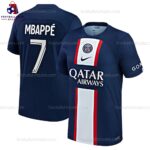 PSG Home Adult Football Shirt Sales MBape 7 Printed