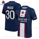 PSG Home Adult Football Shirt Sales Messi 30 Printed