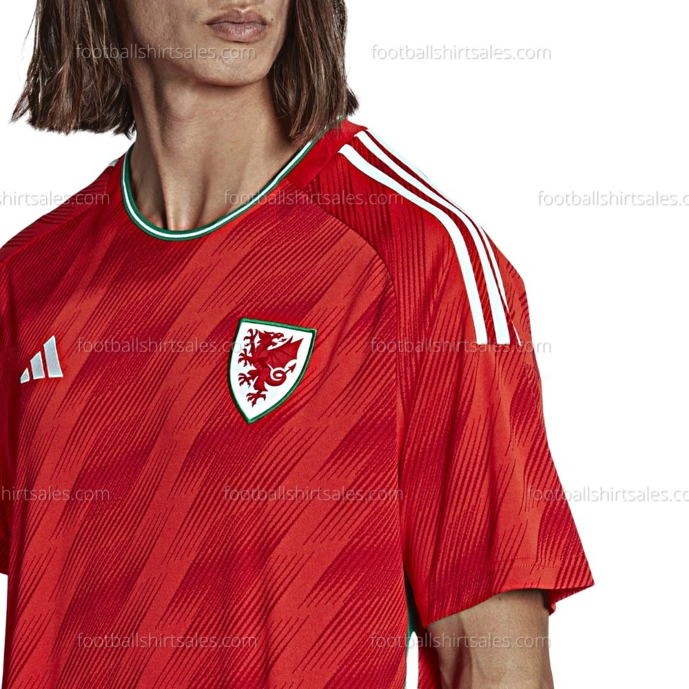 fss_Wales Home National Football Shirt 2022 (3) Wales Home National World Cup Football Shirt Sales 2022 Front View