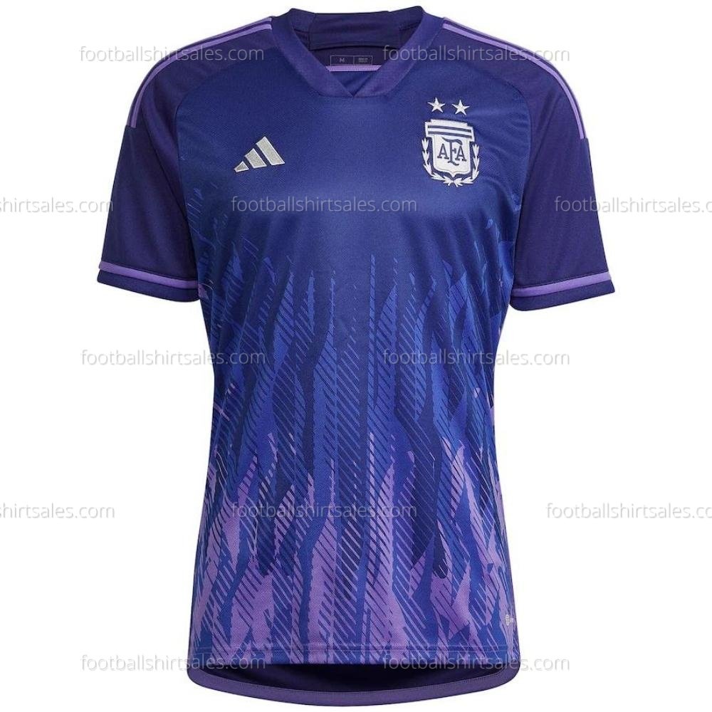 fss_argentina-away-shirt 1 Argentina Away Adult World Cup Football Shirt Sales 2022 Front View