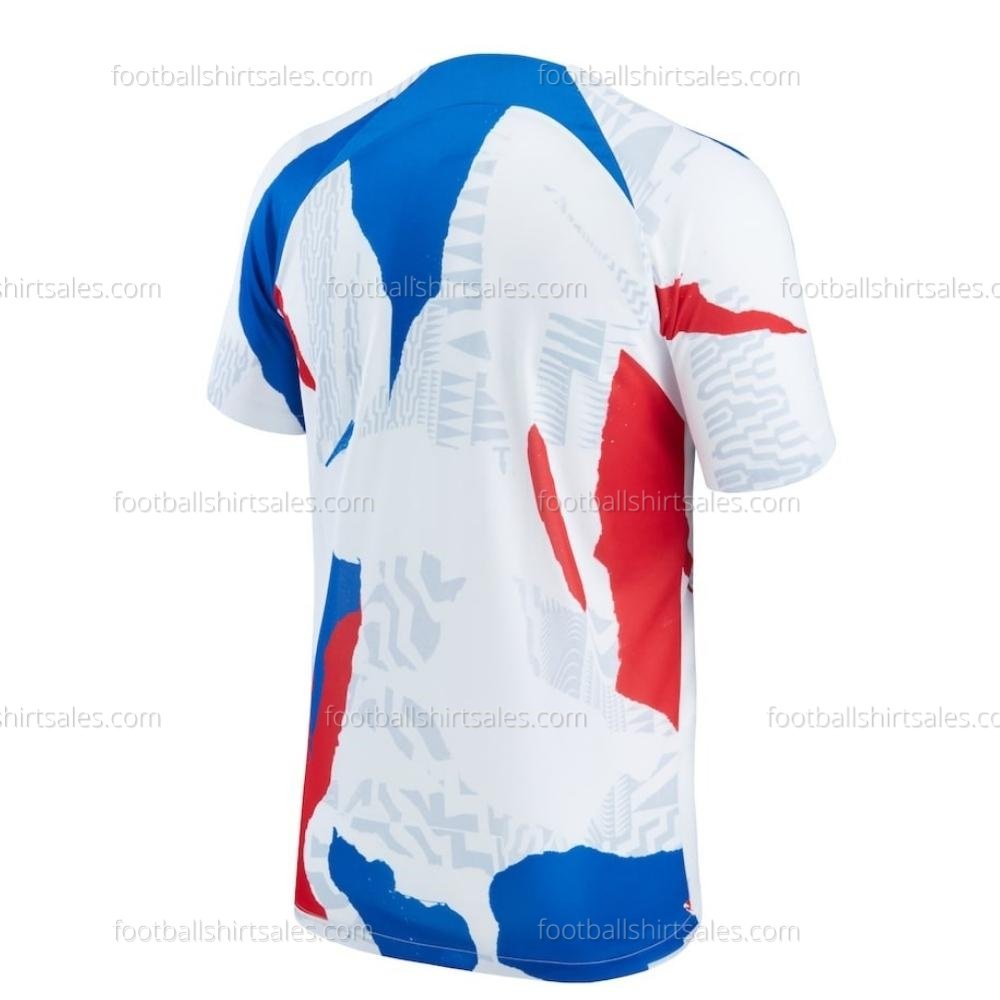 fss_france-pre-match-short-sleeve-top-white_3 France Pre-Match World Cup Football Shirt Sales 2022 Back View
