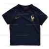 France Home Stadium Kids Kit World Cup Football Shirt Sales 2022 Front View