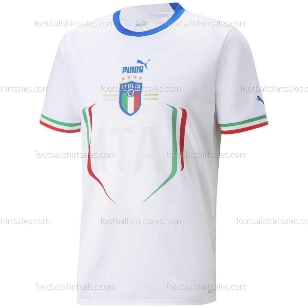 Italy Away Adult World Cup Football Shirt Sales 2022 Front View