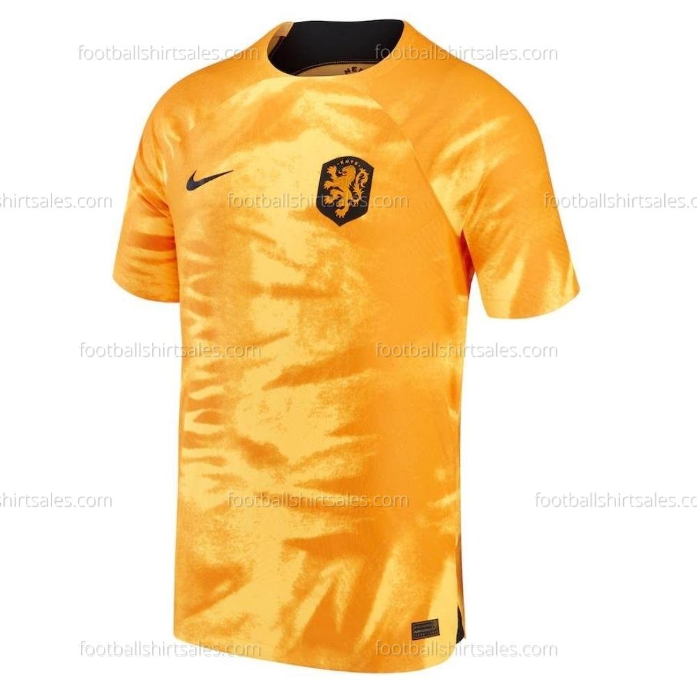 fss_netherlands-home-match-shirt-2022 1 Netherlands Home Match World Cup Football Shirt Sales 2022 Front View