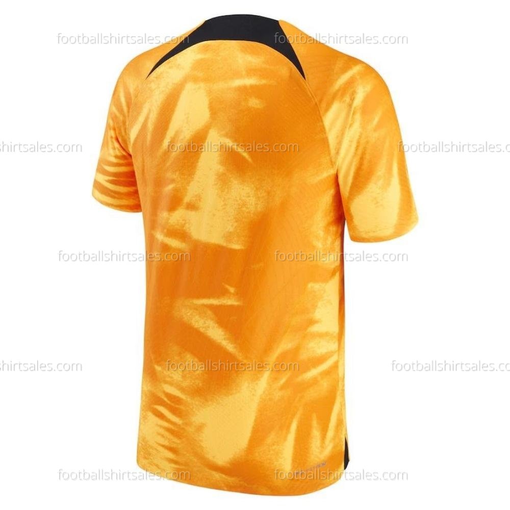 fss_netherlands-home-match-shirt-2022 2 Netherlands Home Match World Cup Football Shirt Sales 2022 Back View