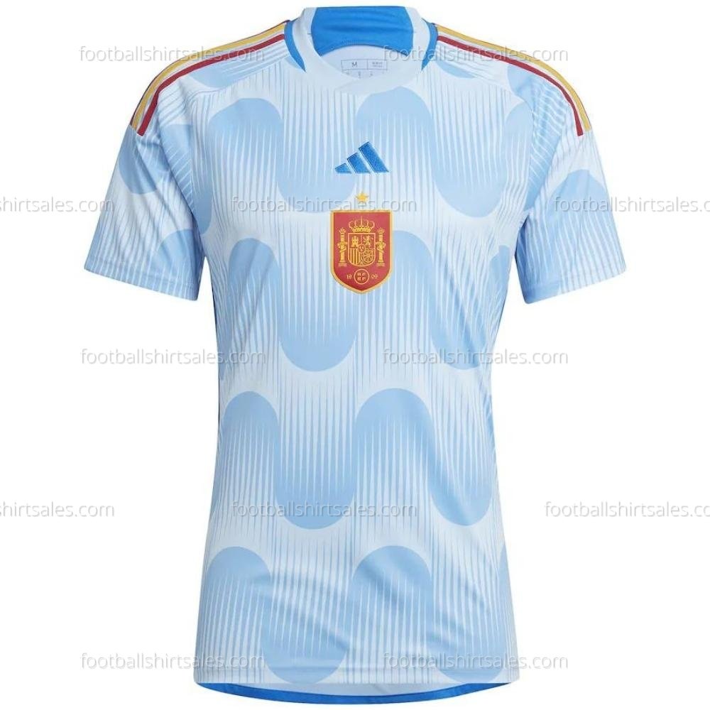 fss_spain-away-shirt 2 Spain Away Adult World Cup Football Shirt Sales 2022 Front View