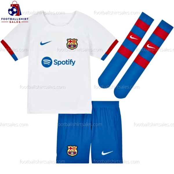 Barcelona Away 23/24 Kid Football Kit Sales