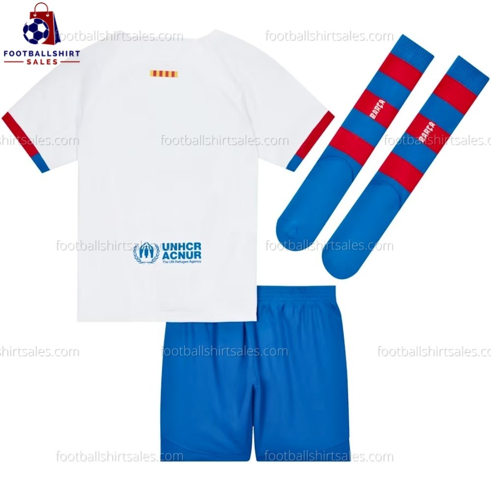Barcelona Away 23/24 Kid Football Kit Sales