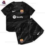 Barcelona Goalkeeper Black 23/24 Kid Football Kit Sales