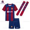 Barcelona Home 23/24 Kid Football Kit Sales