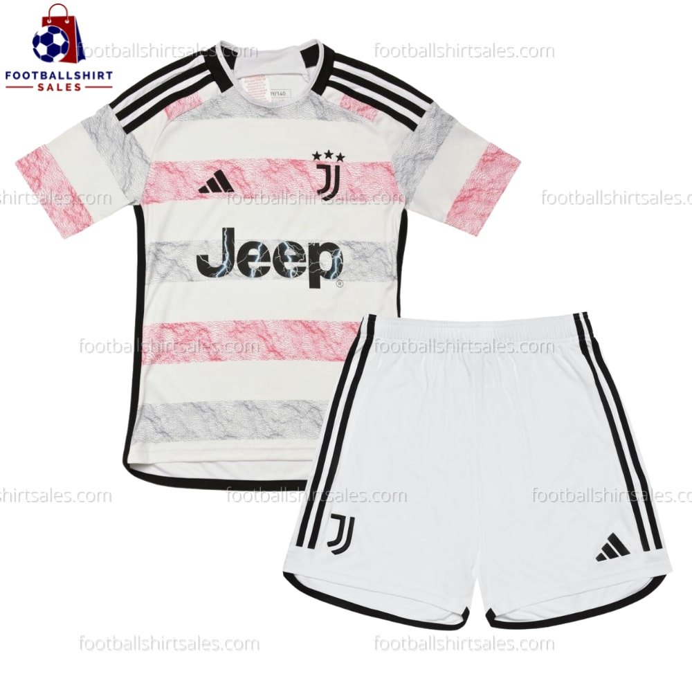 Juventus Away 23/24 Kid Football Kit Sales