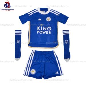 Leicester City Home 23/24 Kid Football Kit Sales