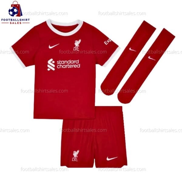 Liverpool Home 23/24 Kid Football Kit Sales