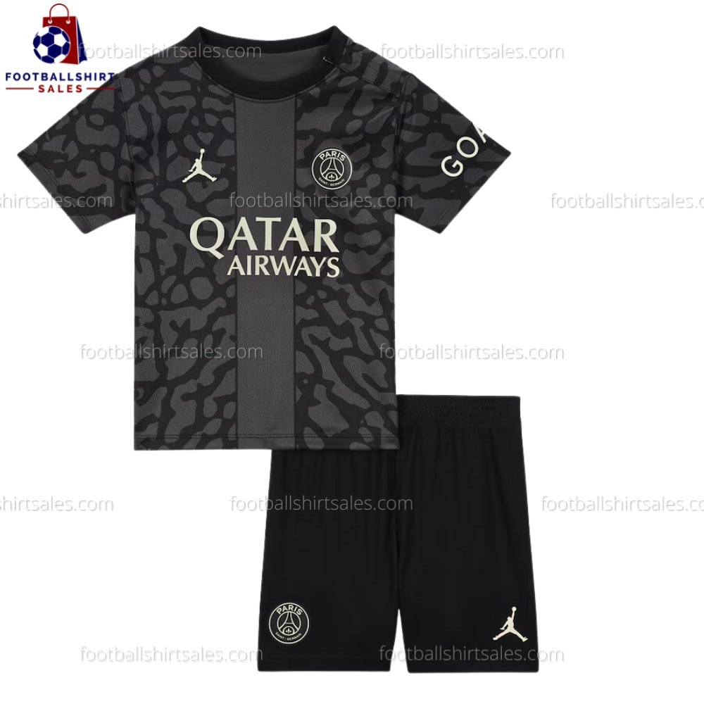 PSG Third 23/24 Kid Football Kit Sales