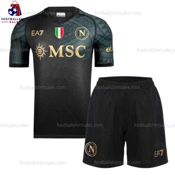 SSC Napoli Third 23/24 Kid Football Kit Sales