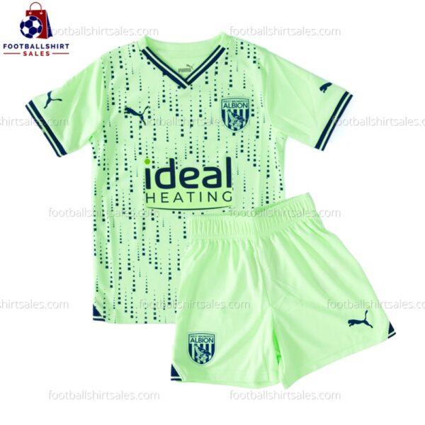 West Bromwich Away 23/24 Line Kid Football Kit Sales