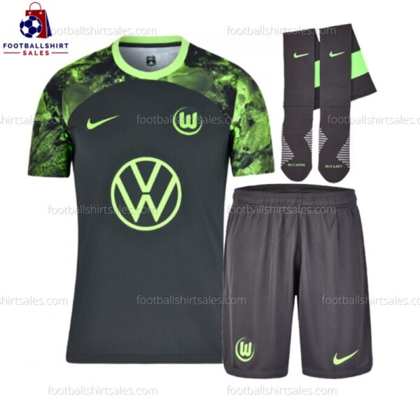 VFL Wolfsburg Away 23/24 Kid Football Kit Sales