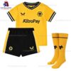 Wolves Home 23/24 Kid Football Kit Sales