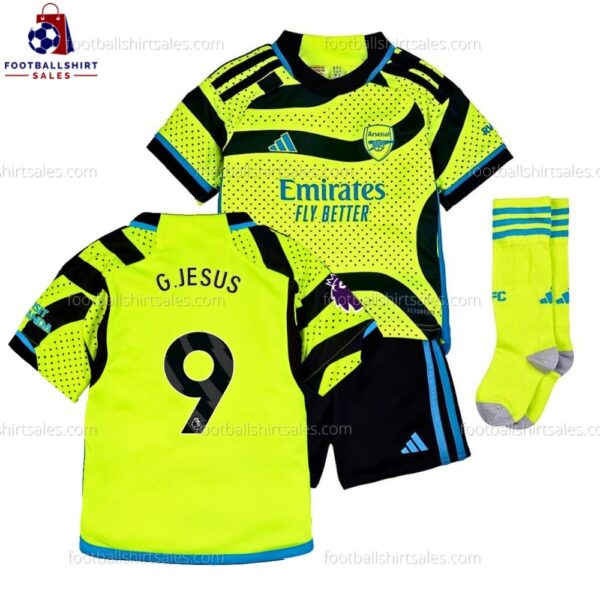 Arsenal G.Jesus 9 Away 23/24 Kid Football Kit Sales