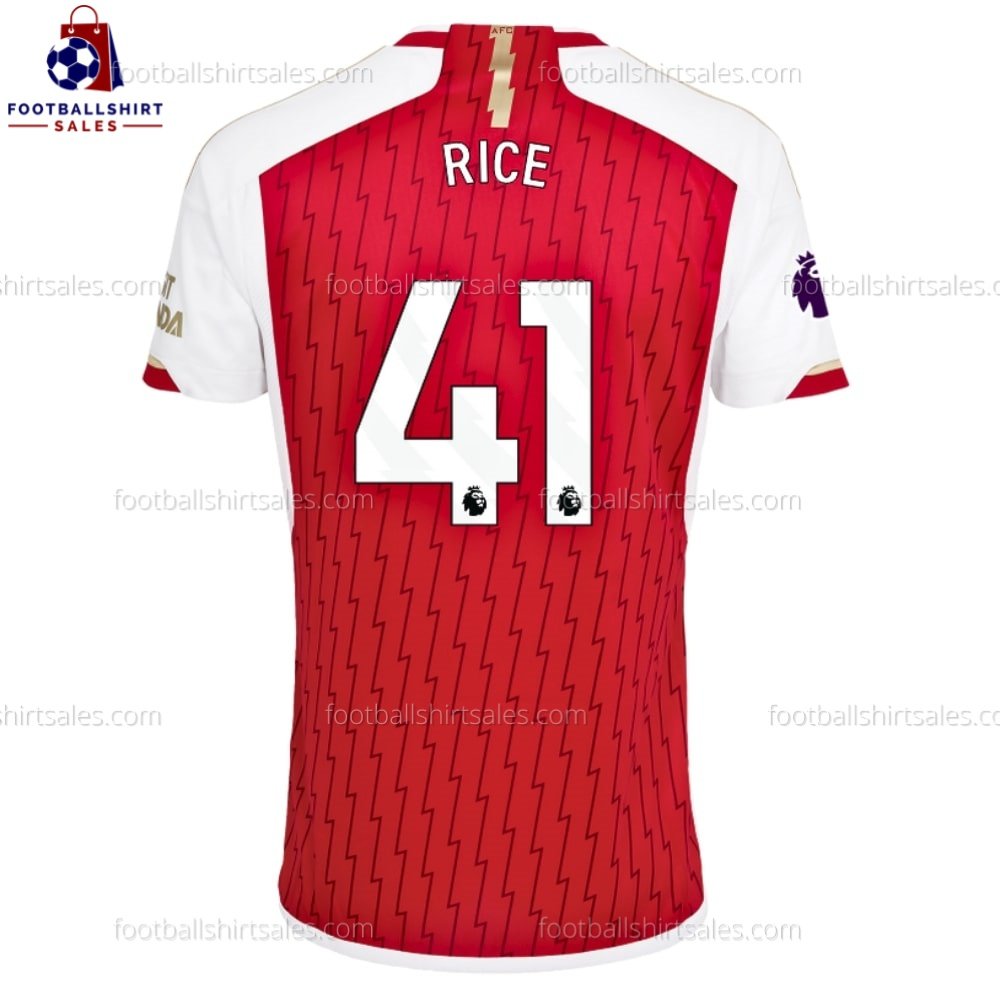 Arsenal Rice 41 Home 23/24 Men Football Shirt Sales