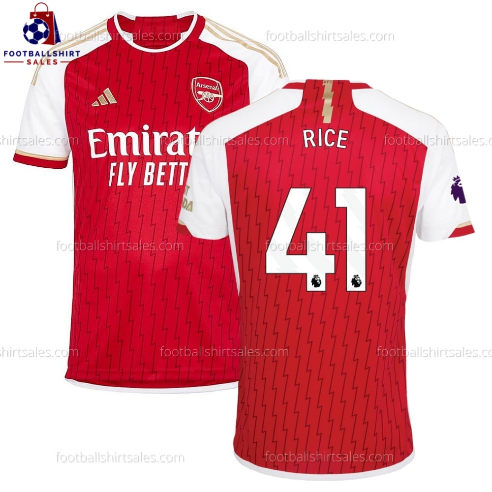 Arsenal Rice 41 Home 23/24 Men Football Shirt Sales