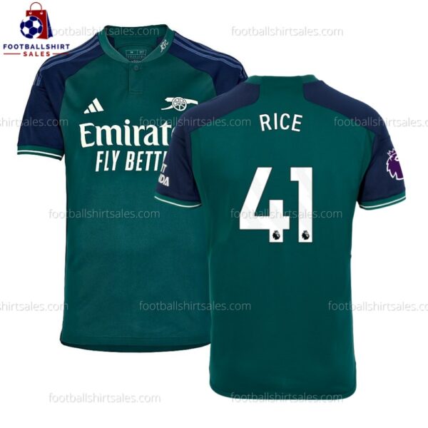 Arsenal Rice 41 Third 23/24 Men Football Shirt Sales