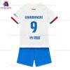 Barcelona Lewandowski 9 Away 23/24 Kid Football Kit Sales