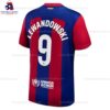 Barcelona Lewandowski 9 Home 23/24 Men Football Shirt Sales