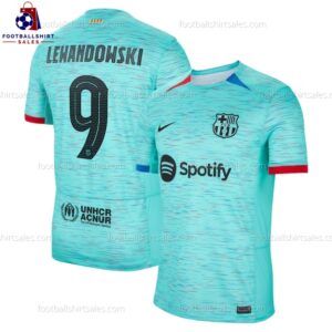 Barcelona Lewandowski 9 Third 23/24 Football Shirt Sales