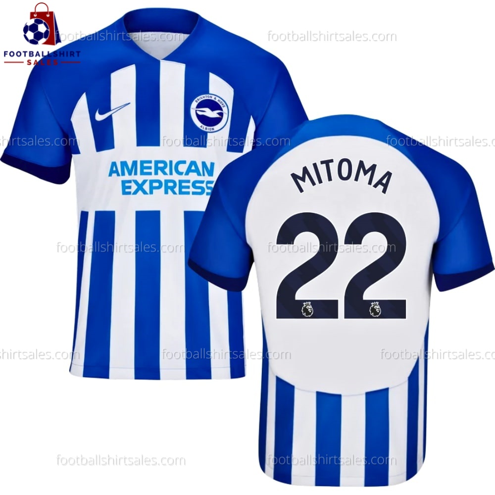 Brighton Mitoma 22 Home 23/24 Men Football Shirt Sales Up 60%