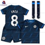 Chelsea Enzo 8 Away 23/24 Kid Football Kit Sales