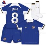 Chelsea Enzo 8 Home 23/24 Kid Football Kit Sales