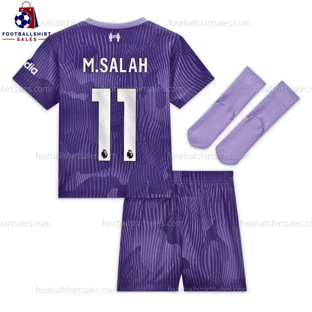Liverpool M.Salah 11 Third 23/24 Kid Football Kit Sales