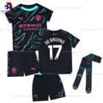 Manchester City De Bruyne 17 Third 23/24 Kid Football Kit Sales