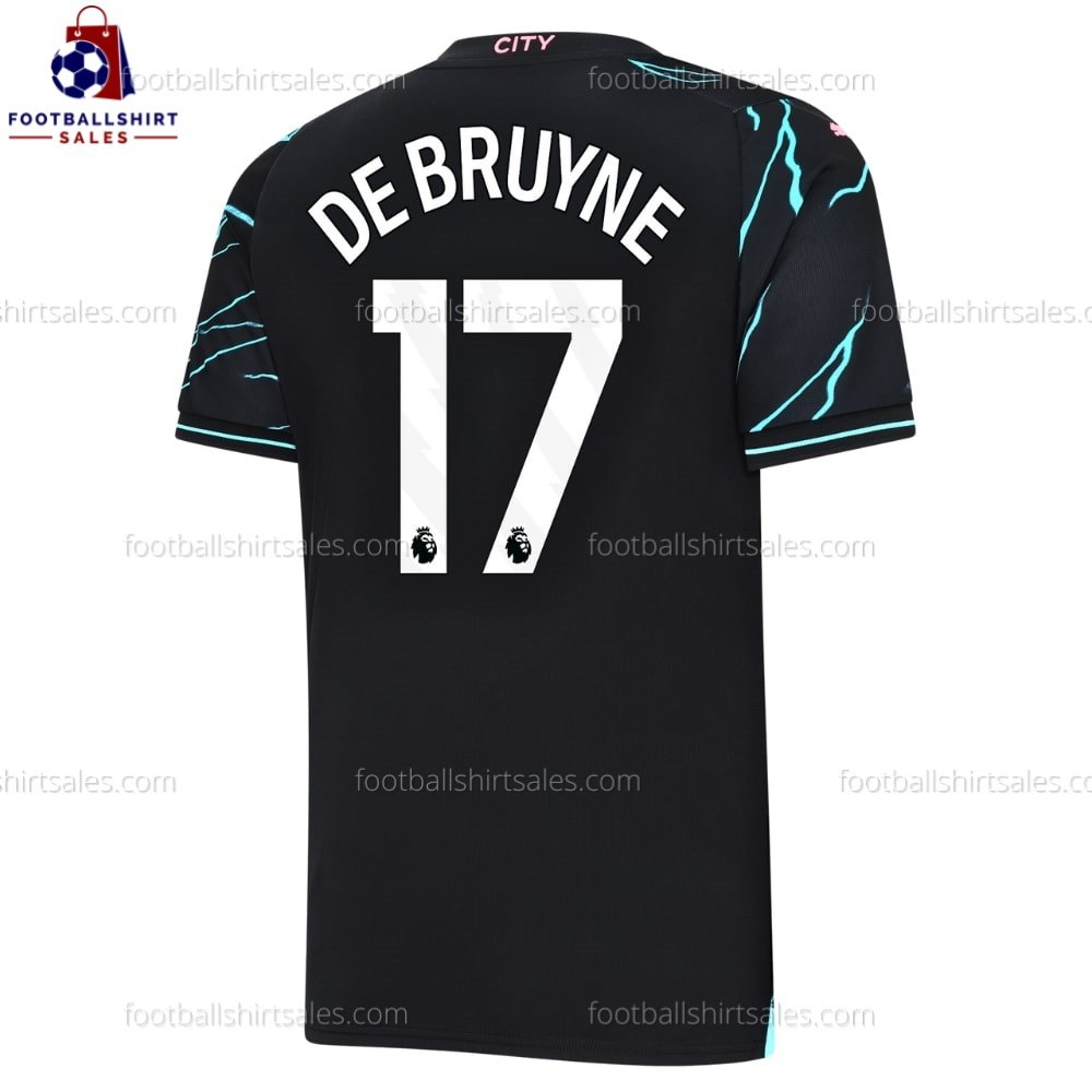 Man City De Bruyne 17 Third 23/24 Men Football Shirt Sales