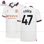 Manchester City Foden 47 Away 23/24 Men Football Shirt Sales