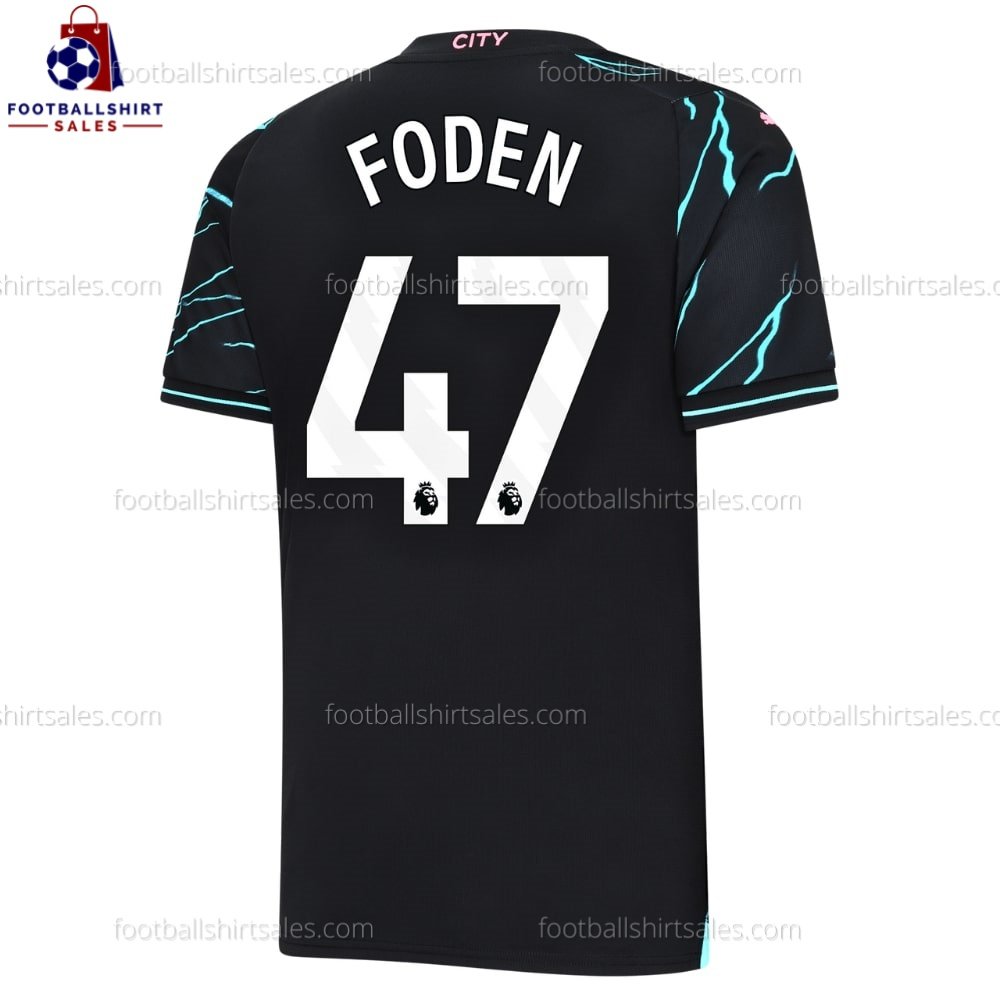 Man City Foden 47 Third 23/24 Men Football Shirt Sales