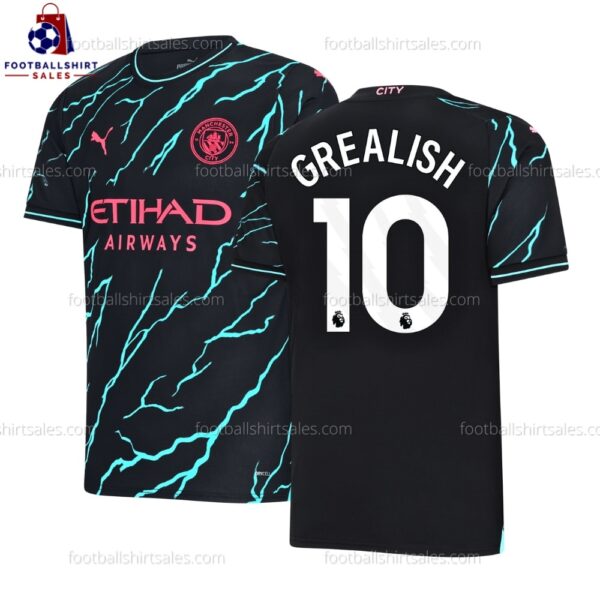 Man City Grealish 10 Third 23/24 Men Football Shirt Sales