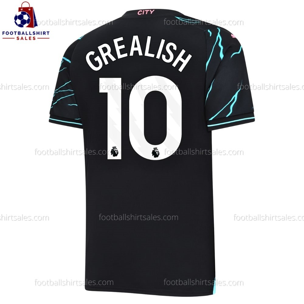 Man City Grealish 10 Third 23/24 Men Football Shirt Sales