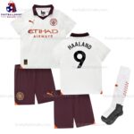 Manchester City Haaland 9 Away 23/24 Kid Football Kit Sales