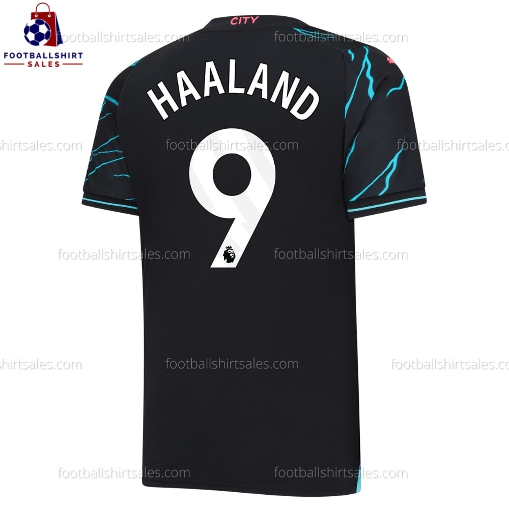 Man City Haaland 9 Third 23/24 Men Football Shirt Sales