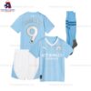 Man City Haaland 9 Home 23/24 Kid Football Kit Sales