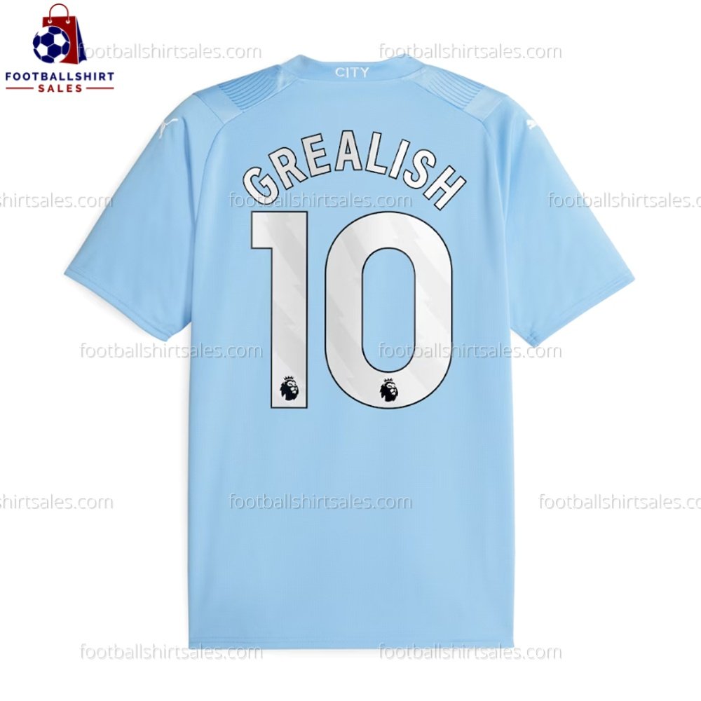Man City Grealish 10 Home 23/24 Men Football Shirt Sales